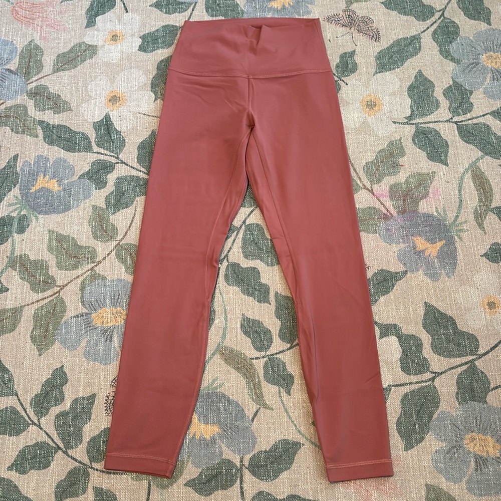 Lululemon align high rise 25” inseam brier rose